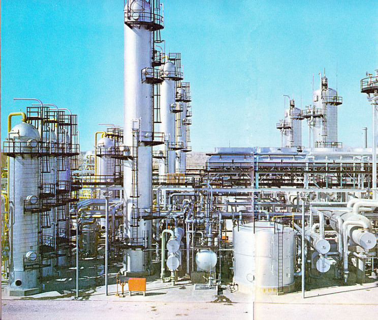 Oil Refinery in the Middle East (late 1950s)